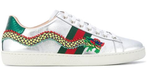 gucci blue suede dragon shoes|Gucci ace embroidered shoes.